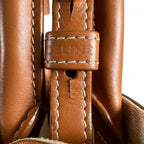 Celine Shoulder Bag Mini Vertical Cabas 2-Way Crossbody Canvas Calfskin — view 5