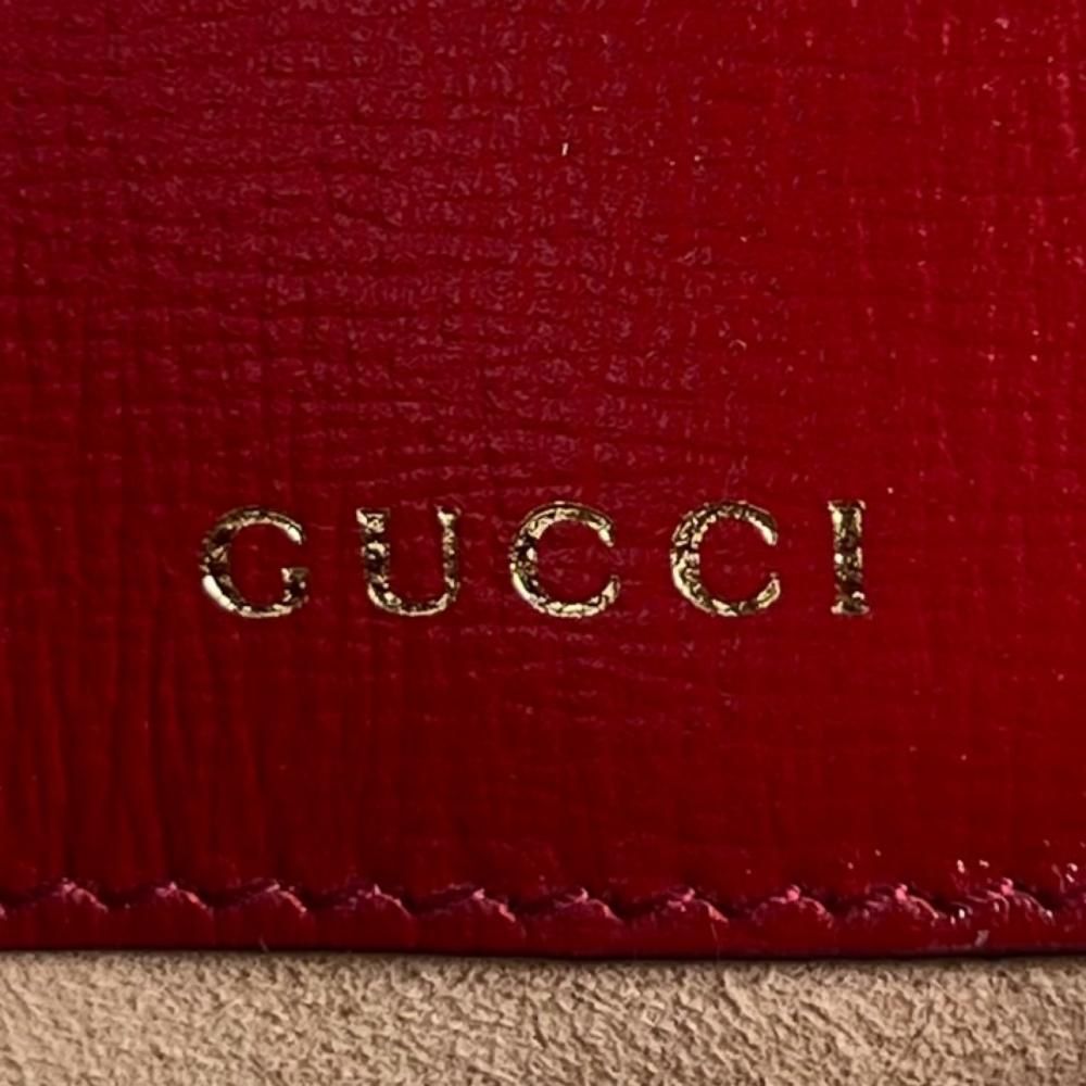 Gucci Shoulder Bag Horsebit 1955 Leather Red Gold — view 7