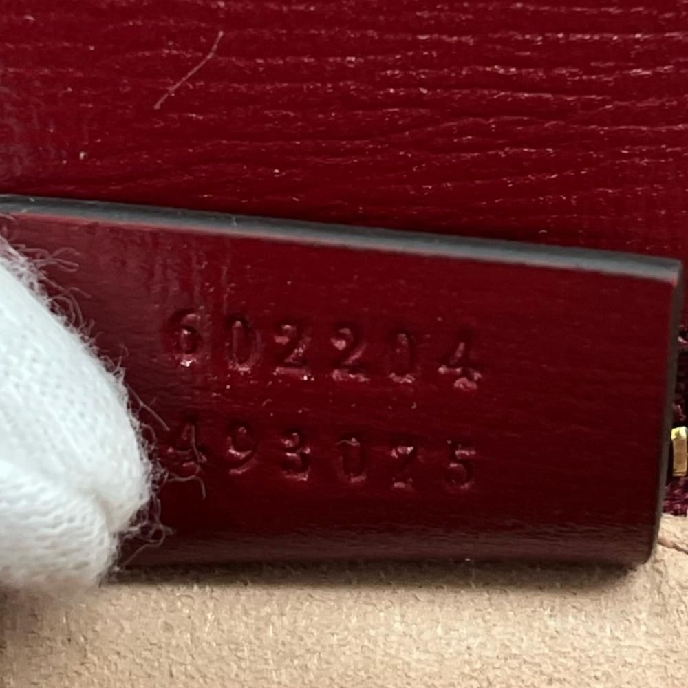 Gucci Shoulder Bag Horsebit 1955 Leather Red Gold — view 8
