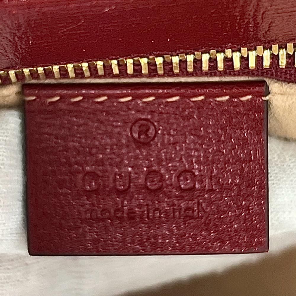 Gucci Shoulder Bag Horsebit 1955 Leather Red Gold — view 6