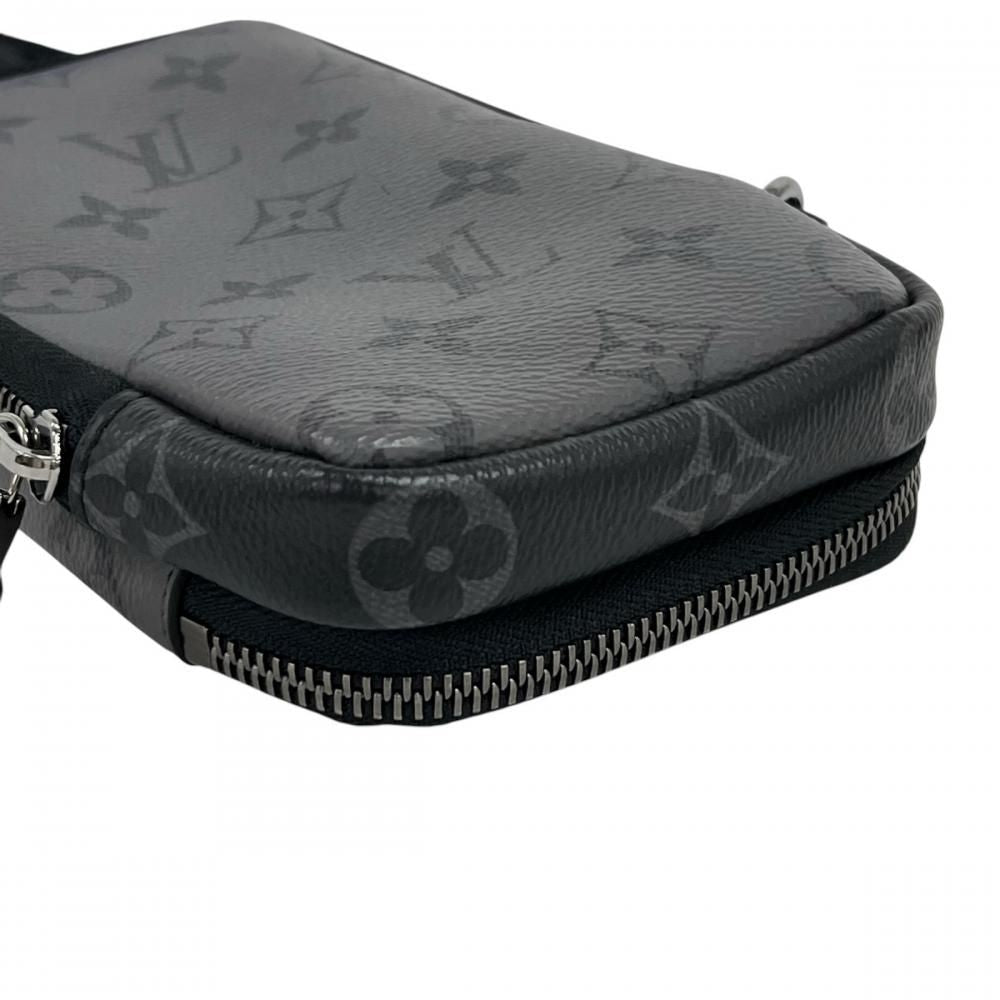 Louis Vuitton Shoulder Bag Monogram Eclipse Double Phone Pouch Card Case — view 3