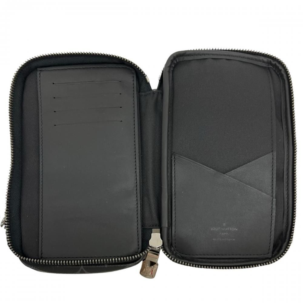 Louis Vuitton Shoulder Bag Monogram Eclipse Double Phone Pouch Card Case — view 5