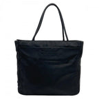 Prada Tote Bag Tessuto Triangle Logo Nylon Black Silver — view 2
