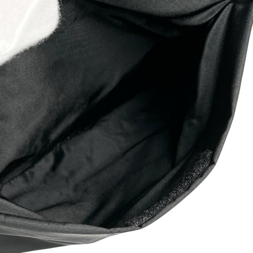 Prada Tote Bag Tessuto Triangle Logo Nylon Black Silver — view 5