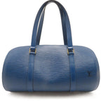 Louis Vuitton Soufflot Epi Toledo Blue Handbag