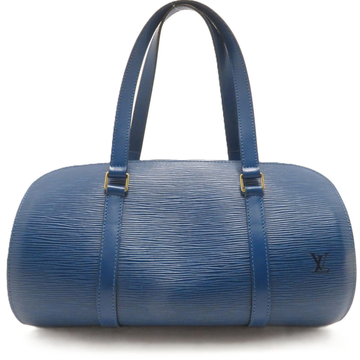 Louis Vuitton Soufflot Epi Toledo Blue Handbag