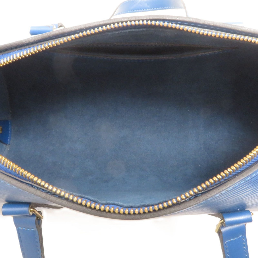 Louis Vuitton Soufflot Epi Toledo Blue Handbag — view 7