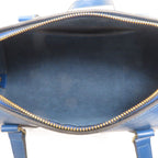 Louis Vuitton Soufflot Epi Toledo Blue Handbag — view 7