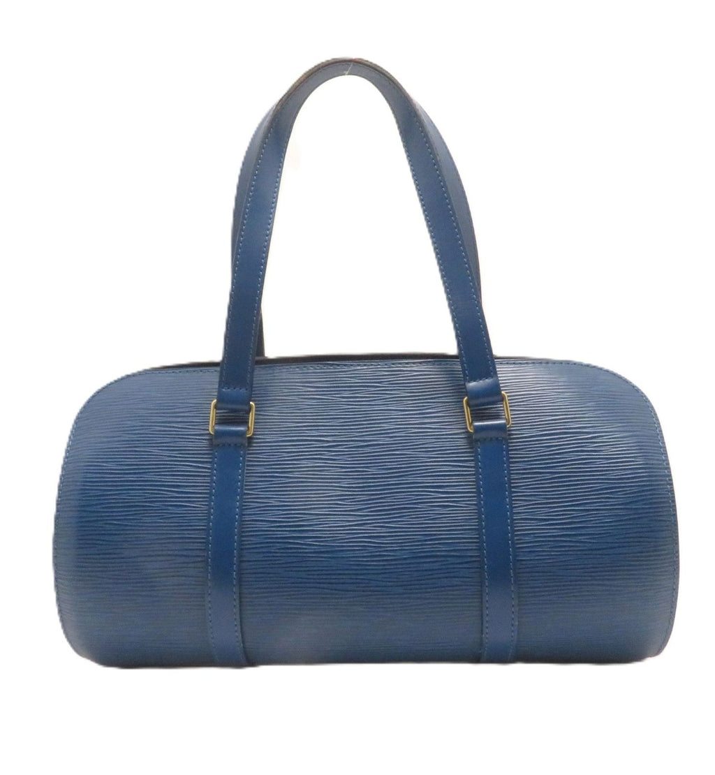 Louis Vuitton Soufflot Epi Toledo Blue Handbag — view 3