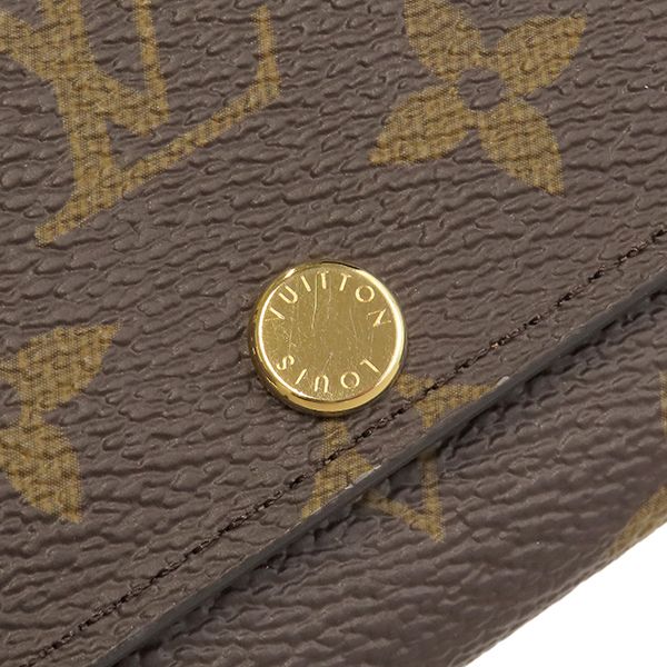 Louis Vuitton Key Case Multicles 6 Monogram Canvas Gold Brown Key Holder — view 5