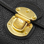 Louis Vuitton Trifold Wallet Portefeuille Amelia Monogram Mahina Black Gold — view 6