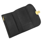 Louis Vuitton Trifold Wallet Portefeuille Amelia Monogram Mahina Black Gold — view 7