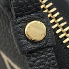 Louis Vuitton Wallet Zippy Monogram Empreinte Bicolor Leather Black Beige Gold — view 6