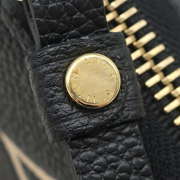 Louis Vuitton Wallet Zippy Monogram Empreinte Bicolor Leather Black Beige Gold — view 6
