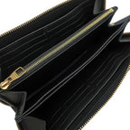 Louis Vuitton Wallet Zippy Monogram Empreinte Bicolor Leather Black Beige Gold — view 7