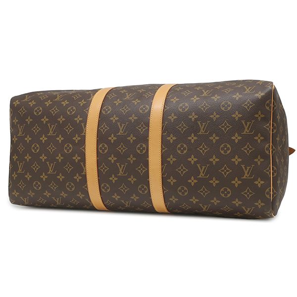 Louis Vuitton Boston Bag Keepall 55 Monogram Canvas Gold Purse — view 3