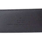 Gucci Belt Interlocking G Guccissima Leather Black 85 Cool — view 5