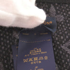 Louis Vuitton Monogram Classic Wool Anthracite Scarf — view 6