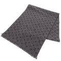 Louis Vuitton Monogram Classic Wool Anthracite Scarf