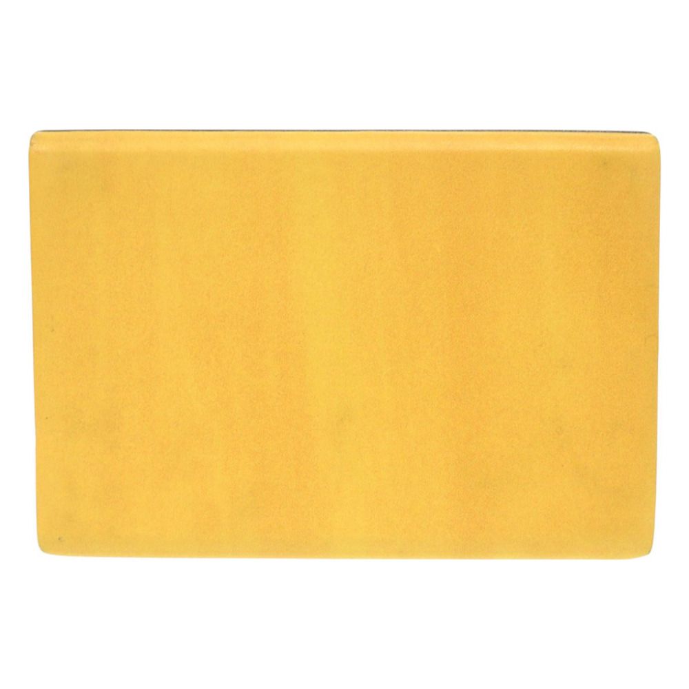 Fendi Vertical Box Leather Yellow Shoulder Bag — view 3
