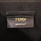 Fendi Vertical Box Leather Yellow Shoulder Bag — view 7