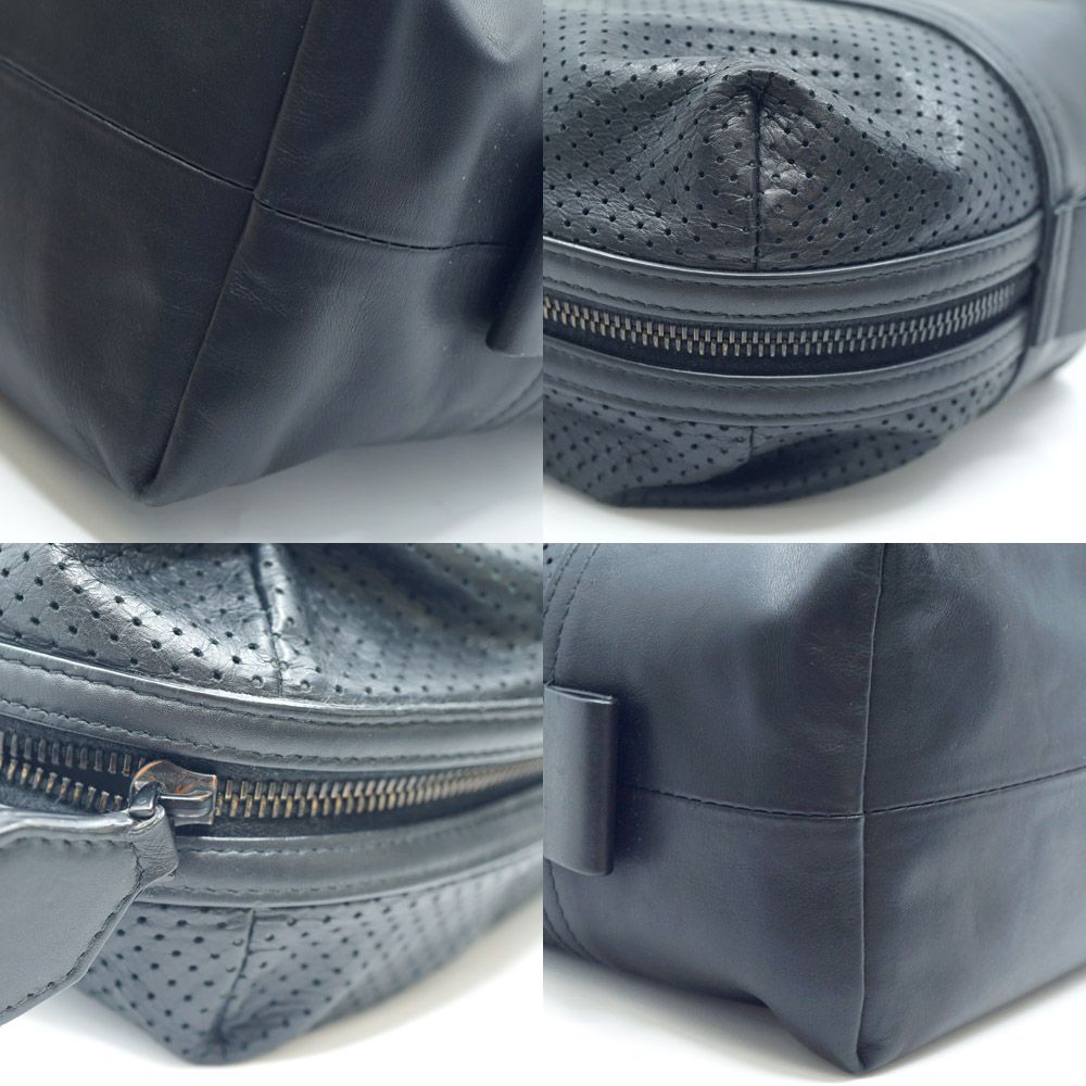Bottega Veneta Clutch Handbag Leather Black — view 5