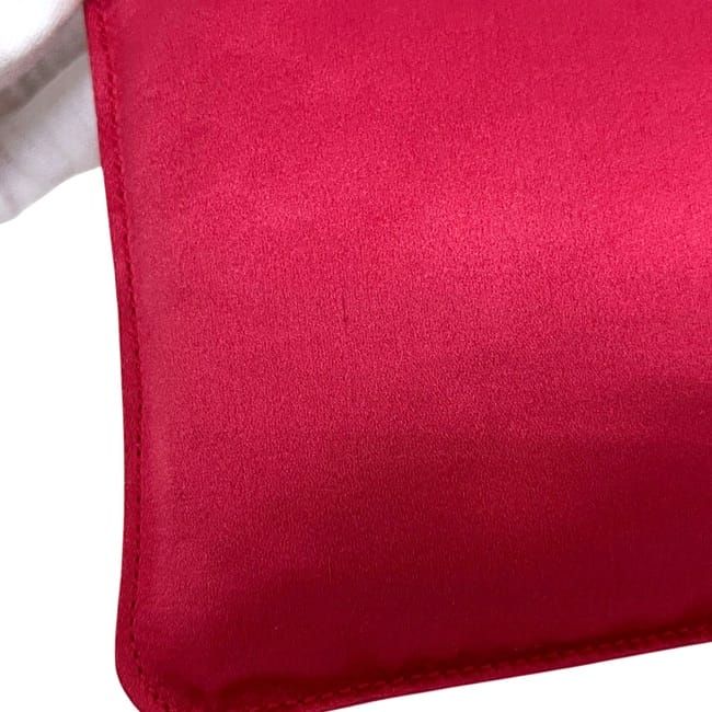 Prada Pouch Case 59 Satin Raso Vermiglio Shocking Pink — view 8