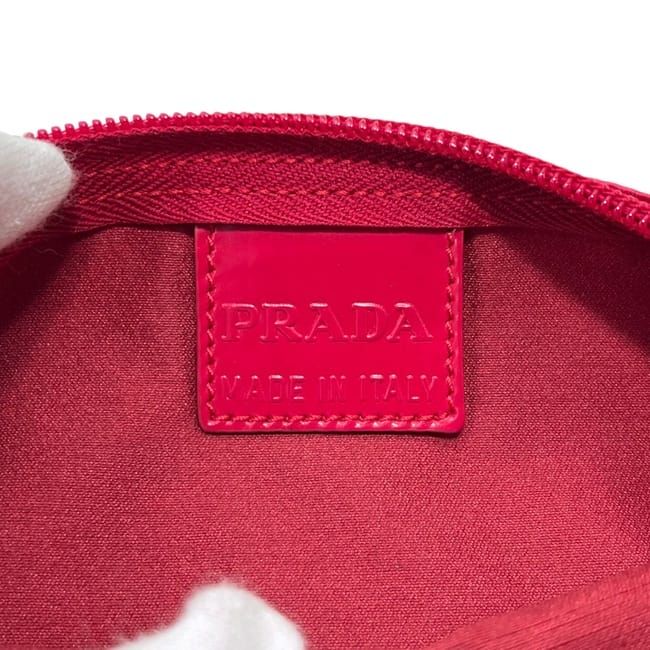 Prada Pouch Case 59 Satin Raso Vermiglio Shocking Pink — view 4