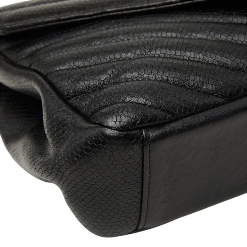 Saint Laurent Matelasse Chevron Quilted Carre Medium Collage Cassandra — view 5