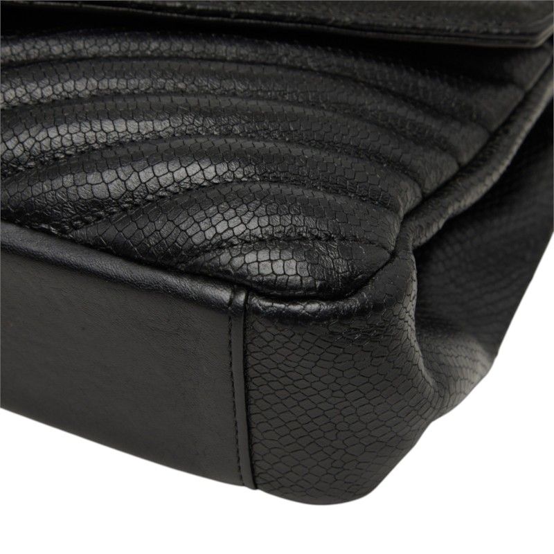 Saint Laurent Matelasse Chevron Quilted Carre Medium Collage Cassandra — view 4