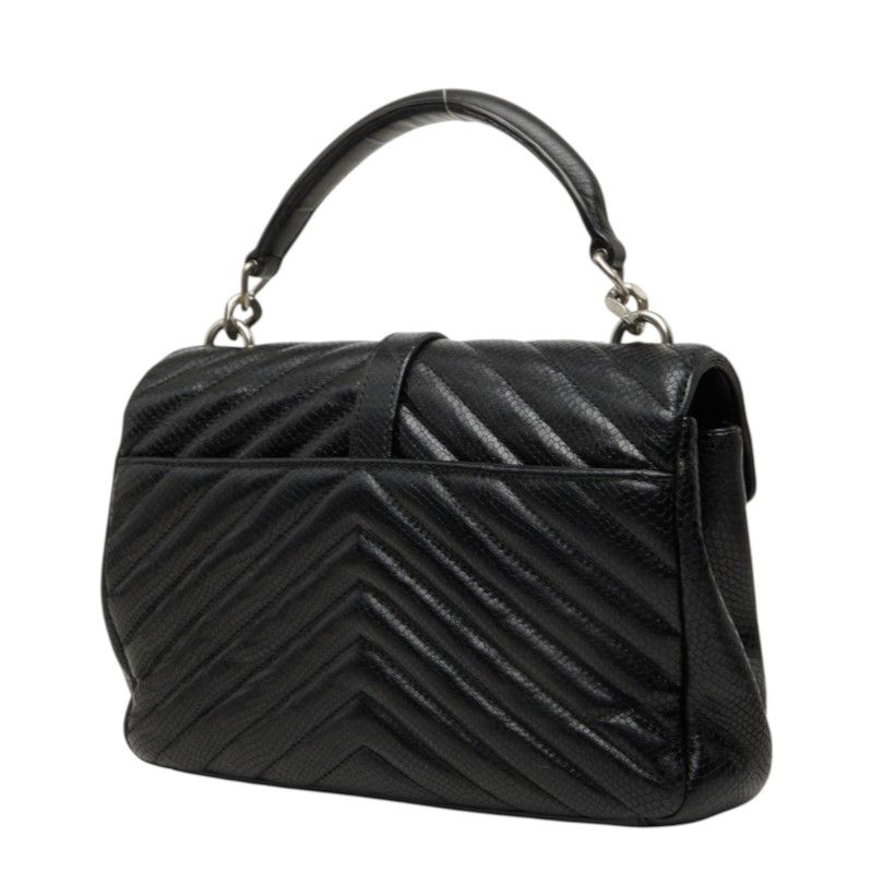 Saint Laurent Matelasse Chevron Quilted Carre Medium Collage Cassandra — view 2