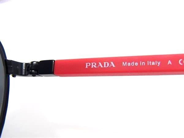 Prada Sunglasses Sports Linea Rossa Black Lens Clear Metal Resin Aviator Eyewear — view 5