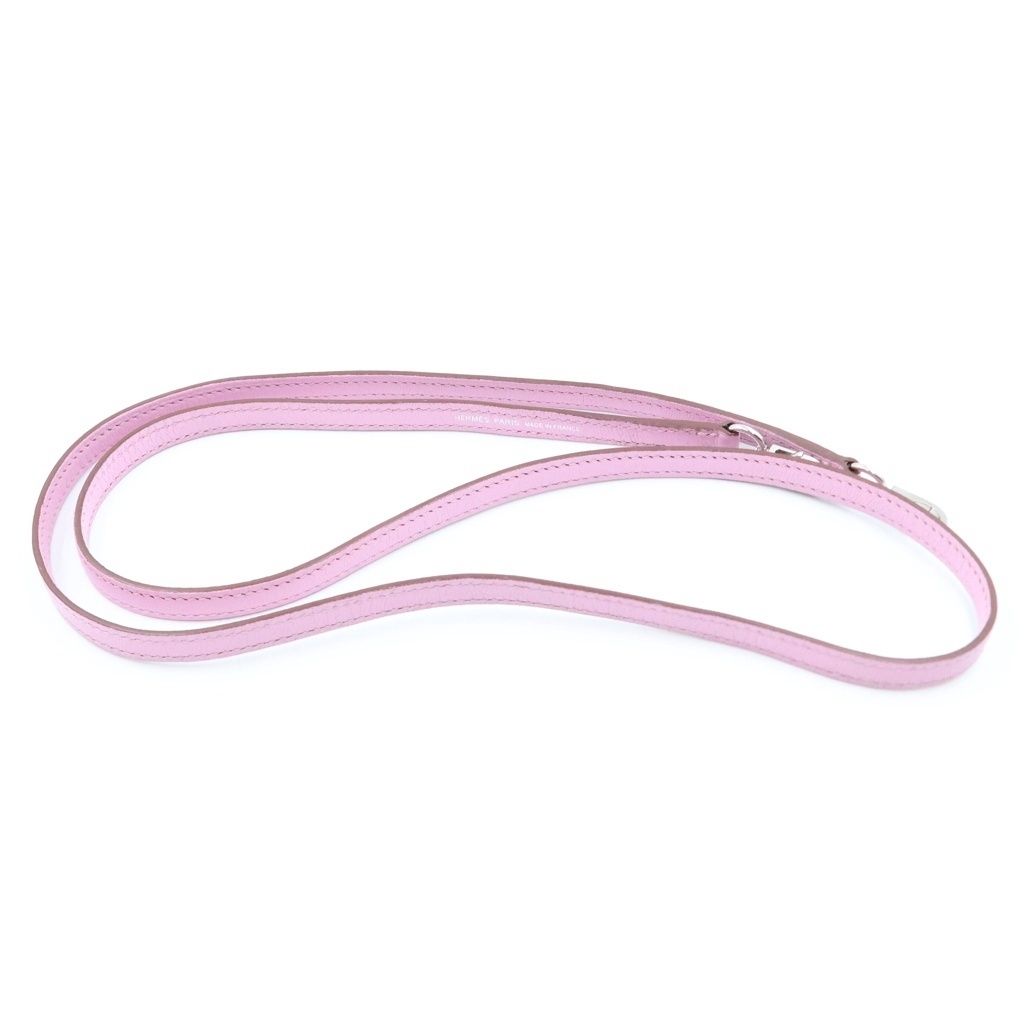 Hermes Bolide 1923 Mini Mauve Sylvestre Gable 2-Way Shoulder Bag Pink Silver — view 3