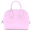 Hermes Bolide 1923 Mini Mauve Sylvestre Gable 2-Way Shoulder Bag Pink Silver