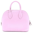 Hermes Bolide 1923 Mini Mauve Sylvestre Gable 2-Way Shoulder Bag Pink Silver — view 4