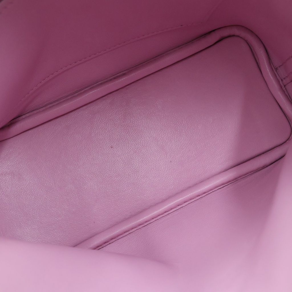 Hermes Bolide 1923 Mini Mauve Sylvestre Gable 2-Way Shoulder Bag Pink Silver — view 2
