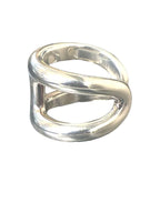 Hermes Osmose GM 54 Grand Model Ring Silver — view 4