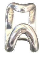 Hermes Osmose GM 54 Grand Model Ring Silver — view 7