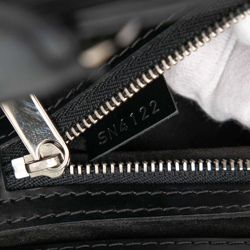 Louis Vuitton Epi Mirabeau GM 2-Way Shoulder Bag Noir Black Leather — view 7