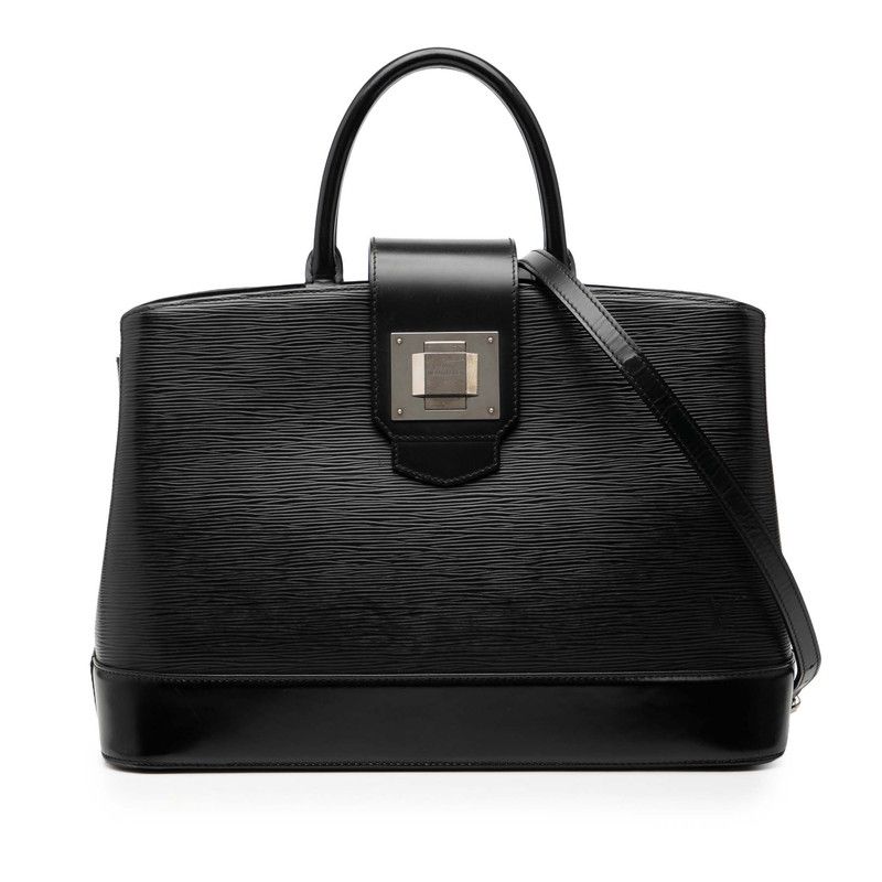 Louis Vuitton Epi Mirabeau GM 2-Way Shoulder Bag Noir Black Leather