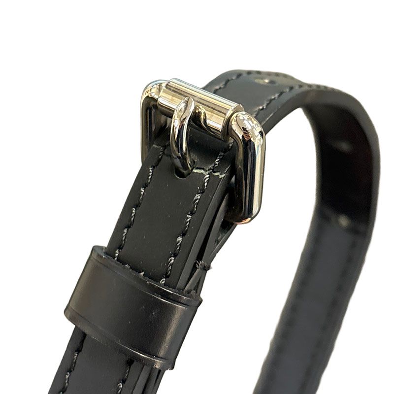 Louis Vuitton Epi Mirabeau GM 2-Way Shoulder Bag Noir Black Leather — view 5