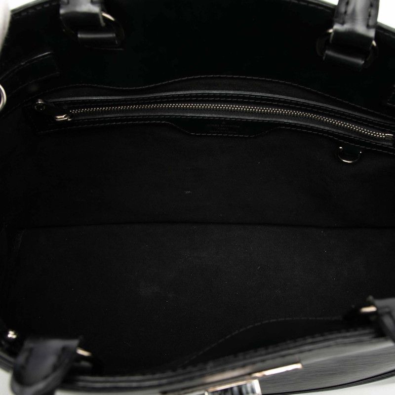 Louis Vuitton Epi Mirabeau GM 2-Way Shoulder Bag Noir Black Leather — view 4