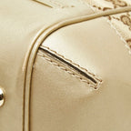 Gucci GG Canvas Mayfair Handbag Beige Gold — view 6