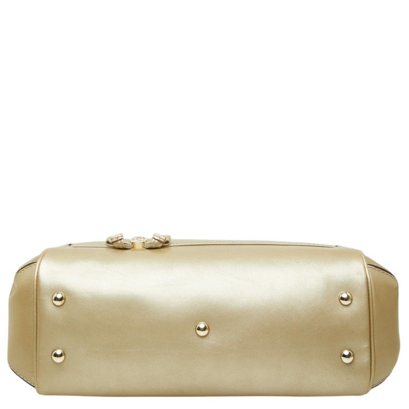 Gucci GG Canvas Mayfair Handbag Beige Gold — view 3