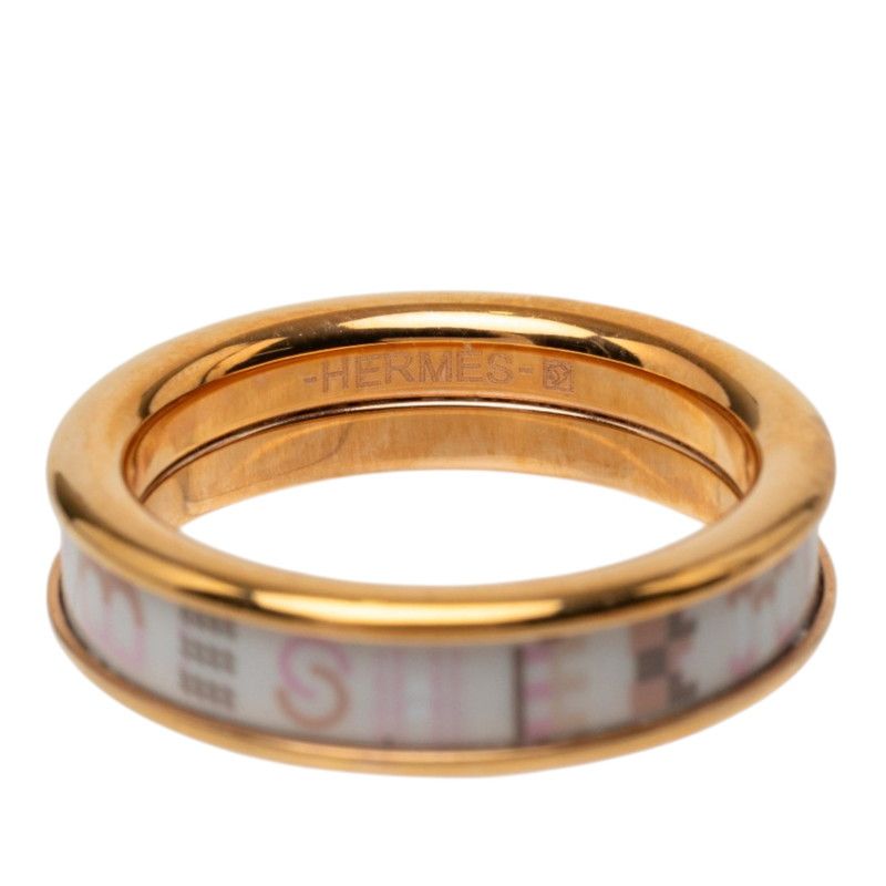 Hermes Bricol PM Ring Gold Multicolor Plated — view 4