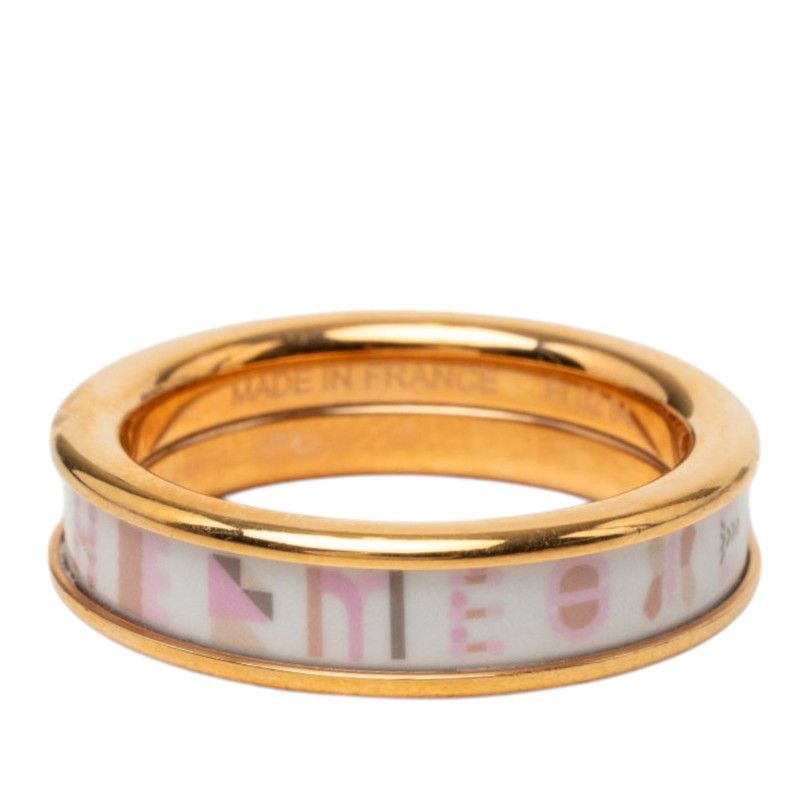 Hermes Bricol PM Ring Gold Multicolor Plated