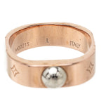 Louis Vuitton Bague Nanogram Ring L Pink Gold Plated — view 5