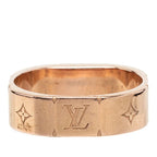 Louis Vuitton Bague Nanogram Ring L Pink Gold Plated — view 3