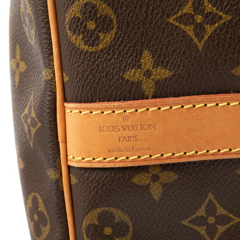 Louis Vuitton Monogram Keepall Bandouliere 50 Boston Bag 2-Way Brown Leather — view 5