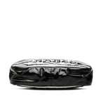 Chanel la Pausa Chain Shoulder Bag Logo Black White Leather — view 3